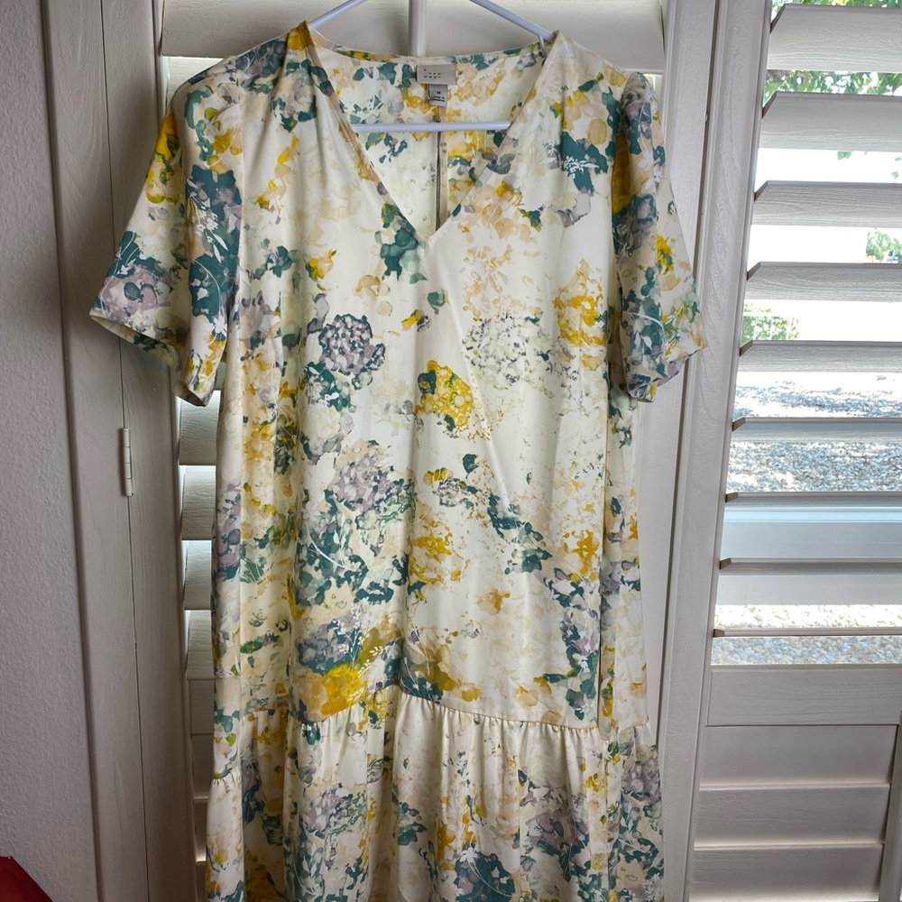 A New Day floral dress never worn with tags!